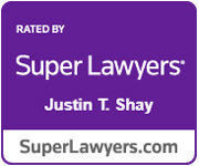 Rated By Super Lawyers Justin T. Shay SuperLawyers.com