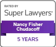 Rated By Super Lawyers | Nancy Fisher Chudacoff | 5 Years