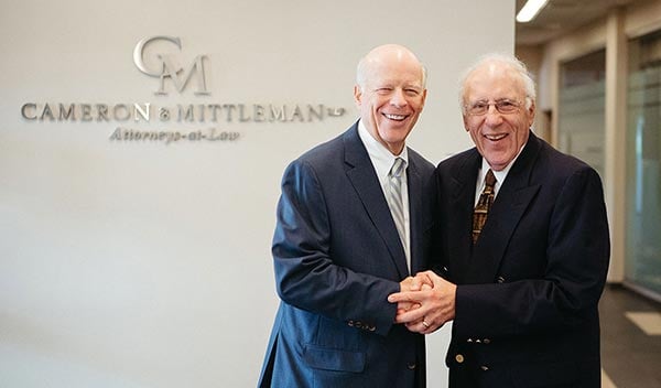 Photo of E. Colby Cameron and Richard S. Mittleman