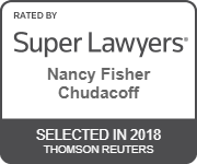Rated by Super Lawyers Nancy Fisher Chudacoff selected in 2018