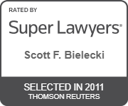 Rated by Super Lawyers Scott F. Bielecki selected in 2011